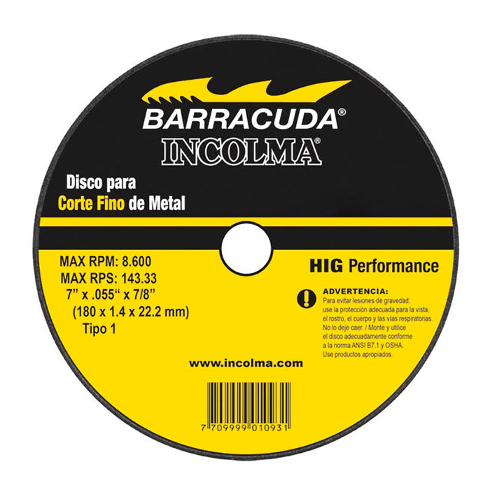 Disco Barracuda Corte Fino 9"   (820402