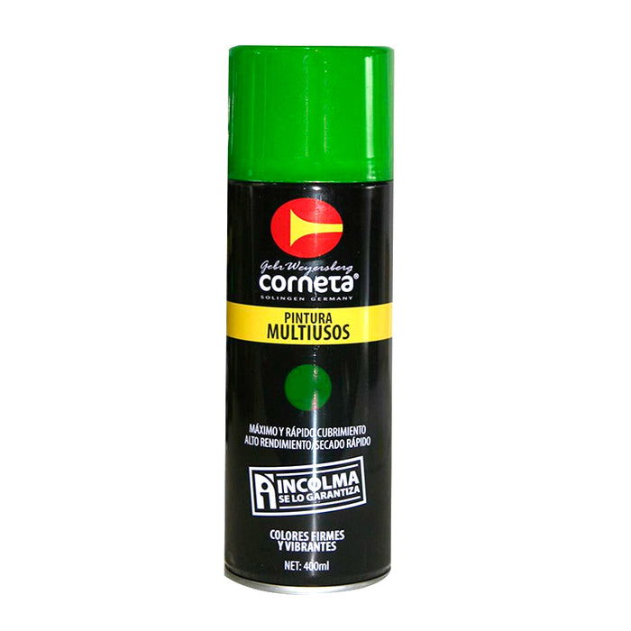 Pintura Spray Corne Verde Aluminio