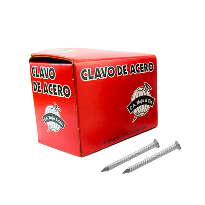 Clavo Acero Estria Vertical 1"