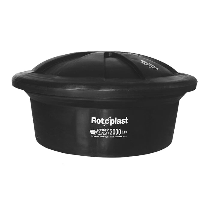 Tanque 2000 Lts, Ponyplast Negro