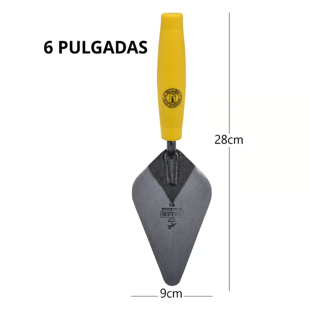 Palustre Collins 6" Pulido M/Plastico Am